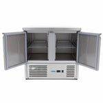Koelwerkbank - 90 cm - 2 Deuren