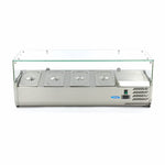 Opzetkoelvitrine - 120 cm - 4 x 1/3 GN Bakken