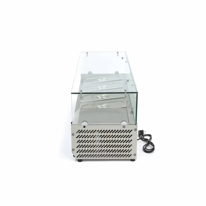 Opzetkoelvitrine - 120 cm - 4 x 1/3 GN Bakken