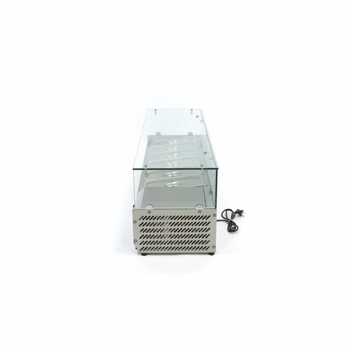 Opzetkoelvitrine - 140 cm - 6 x 1/3 GN Bakken