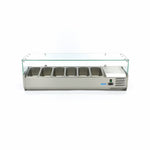 Opzetkoelvitrine - 140 cm - 6 x 1/3 GN Bakken
