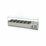 Opzetkoelvitrine - 140 cm - 6 x 1/3 GN Bakken