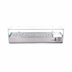 Opzetkoelvitrine - 160 cm - 7 x 1/3 GN Bakken