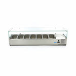 Opzetkoelvitrine - 160 cm - 7 x 1/3 GN Bakken