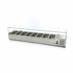 Opzetkoelvitrine - 180 cm - 8 x 1/3 GN Bakken
