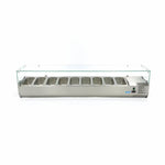 Opzetkoelvitrine - 200 cm - 9 x 1/3 GN Bakken