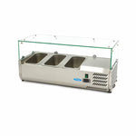 Opzetkoelvitrine - 95 cm - 3 x 1/3 GN Bakken