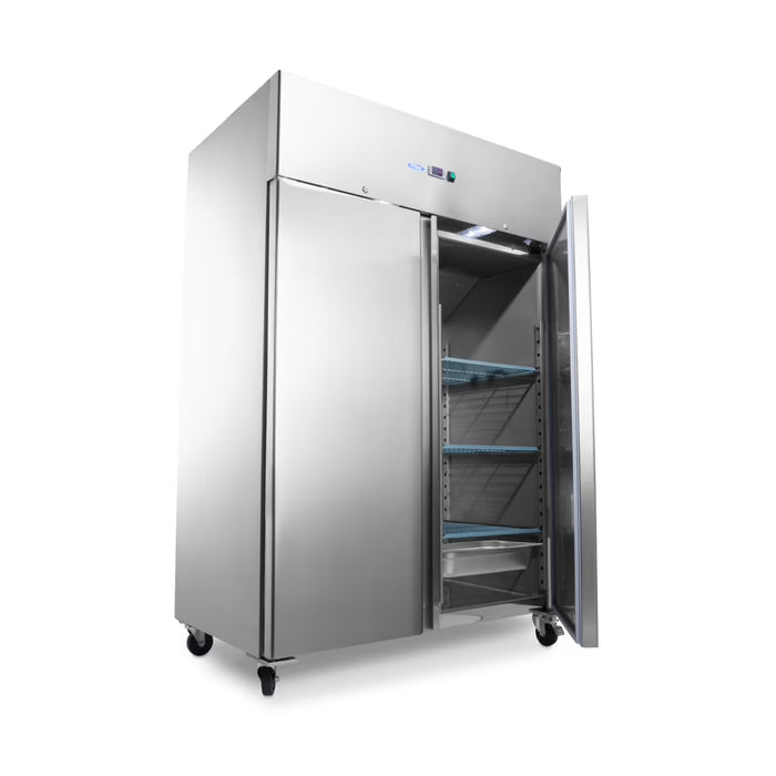 Vrieskast - 1200 L - 6 Verstelbare Roosters (2/1 GN) - op Wielen - incl. Roosters