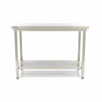 Werktafel rvs - 100 x 70 cm - Verstelbare Hoogte