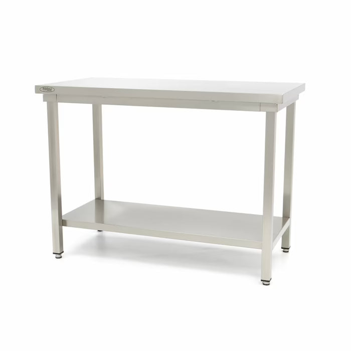 Werktafel rvs - 100 x 70 cm - Verstelbare Hoogte