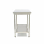 Werktafel rvs - 100 x 70 cm - Verstelbare Hoogte