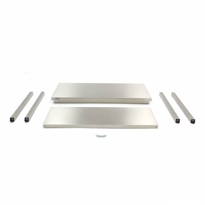 Werktafel rvs - 100 x 70 cm - Verstelbare Hoogte