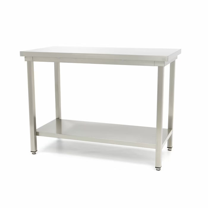 Werktafel rvs - 100 x 70 cm - Verstelbare Hoogte