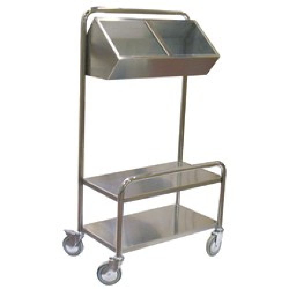Verrijdbare houder voor dienbladen en bestek, 72 cm, Diamond PCX