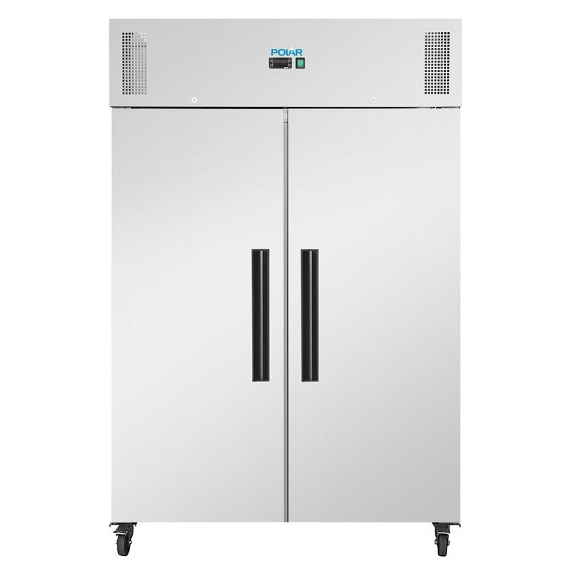 Polar G-Serie dubbeldeurs staande koelkast met geforceerde lucht 1200Ltr