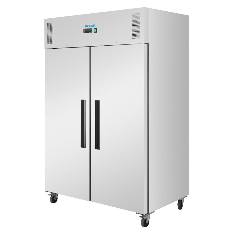 Polar G-Serie dubbeldeurs staande koelkast met geforceerde lucht 1200Ltr