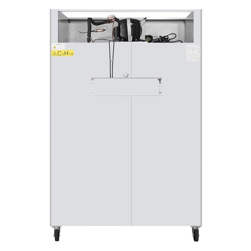 Polar G-Serie dubbeldeurs staande koelkast met geforceerde lucht 1200Ltr