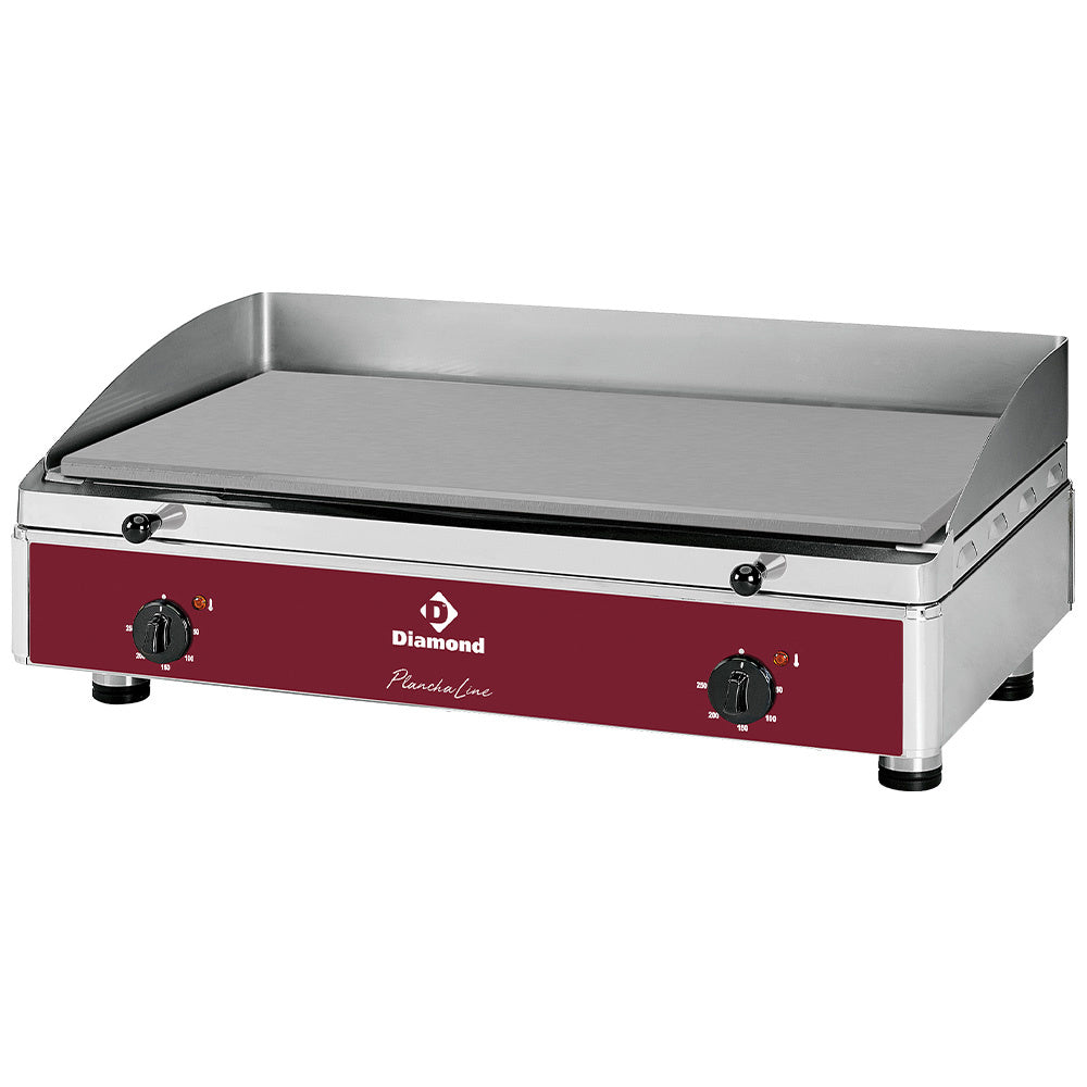 Elektrische plancha, bakoppervlak 75,5 x 40 cm, Diamond PLANCHA/3EL-N