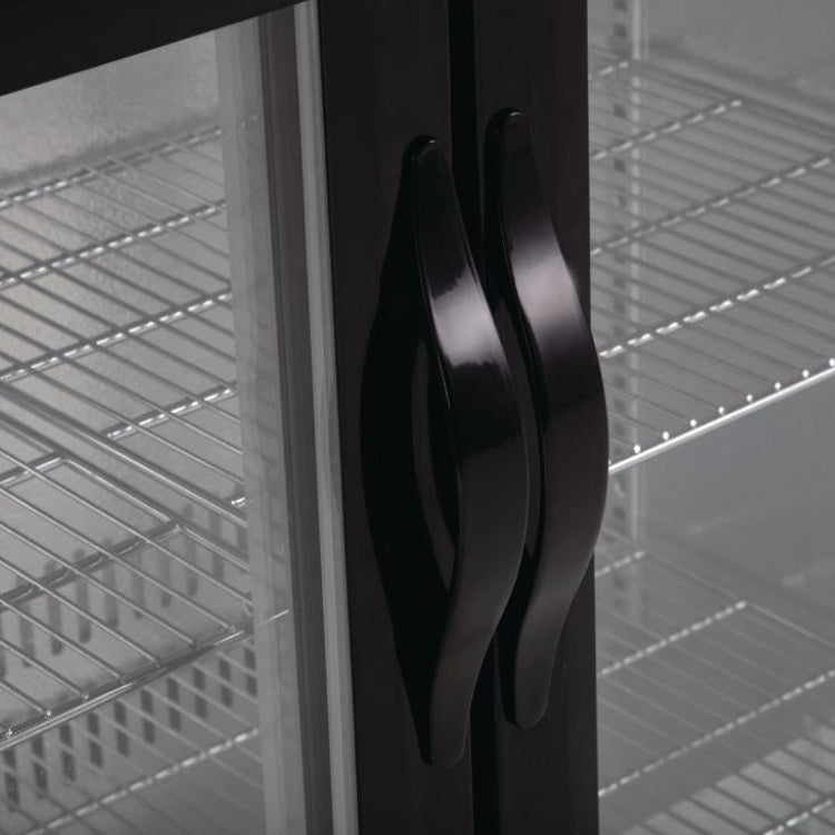 Polar G-serie 3-deurs barkoeling met klapdeuren zwart 330L
