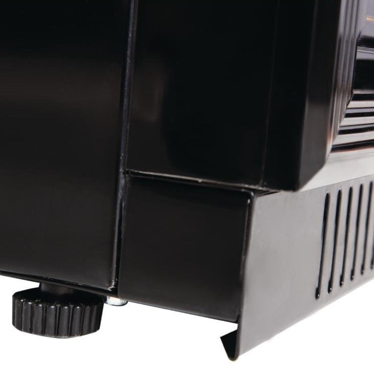 Polar G-serie 3-deurs barkoeling met schuifdeuren zwart 330L