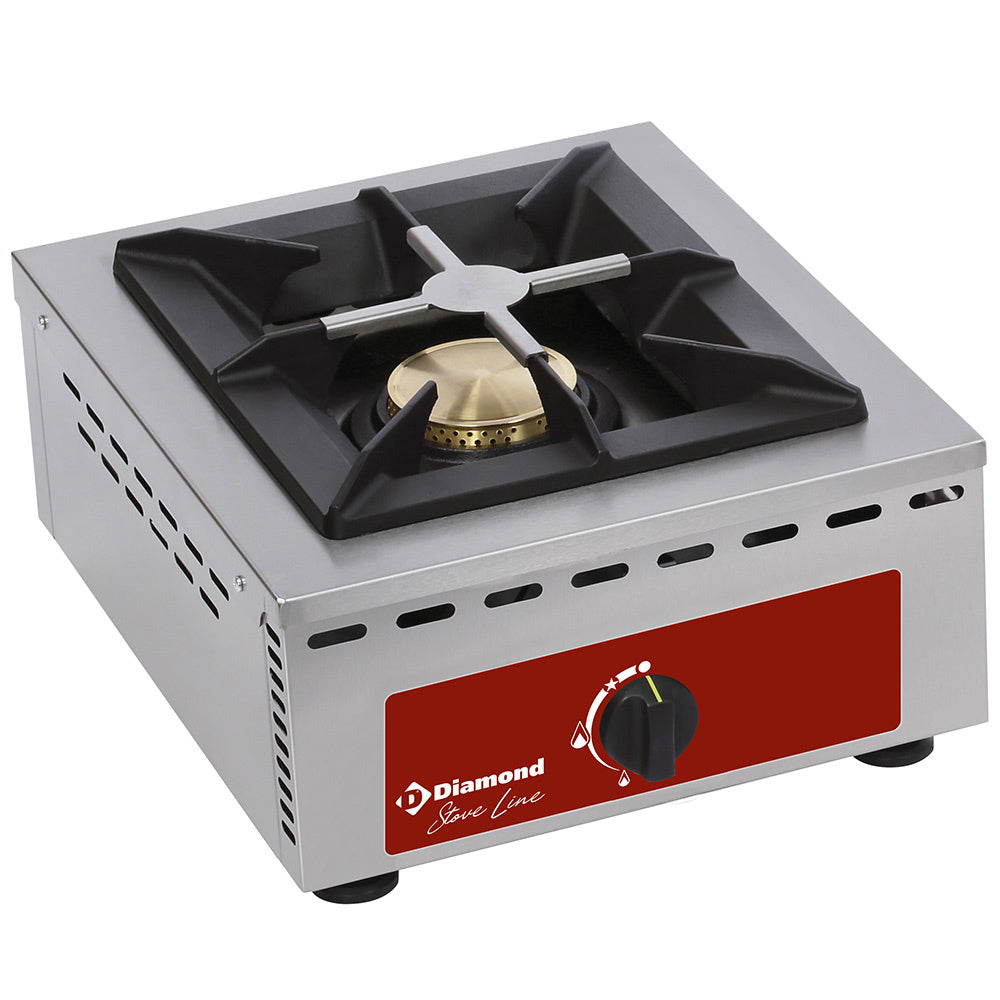 Gas-tafelfornuis, 1 brander (7 kW), Diamond RF1G/Q