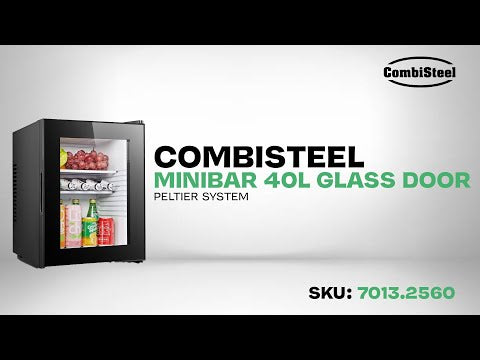 MINIBAR 40L GLASDEUR PELTIER KOELING
