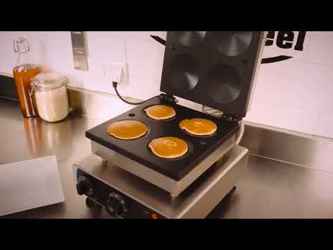 PANCAKE MAKER 4PCS - AMERICAN - Ø10CM