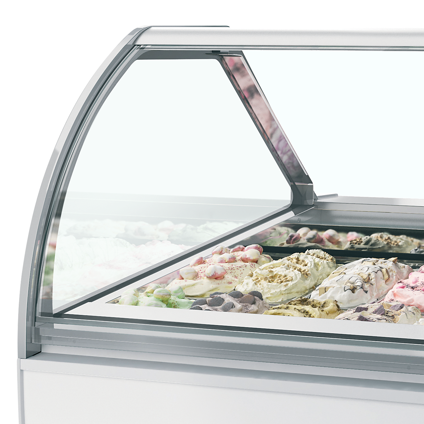 TEFCOLD Geventileerde display voor schepijs MILLENNIUM LX18
