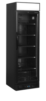 TEFCOLD Zwarte flessenkoeler CEV435CP BLACK