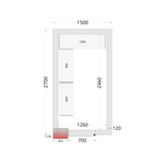 TEFCOLD CRPF1212 / CRPF1215 Shelf Rack System Kit