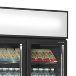 TEFCOLD Zwarte displaykoeler FSC891H Black