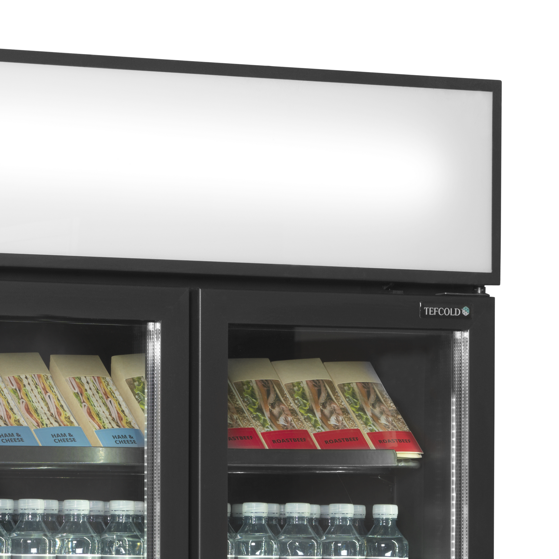 TEFCOLD Zwarte displaykoeler FSC891H Black