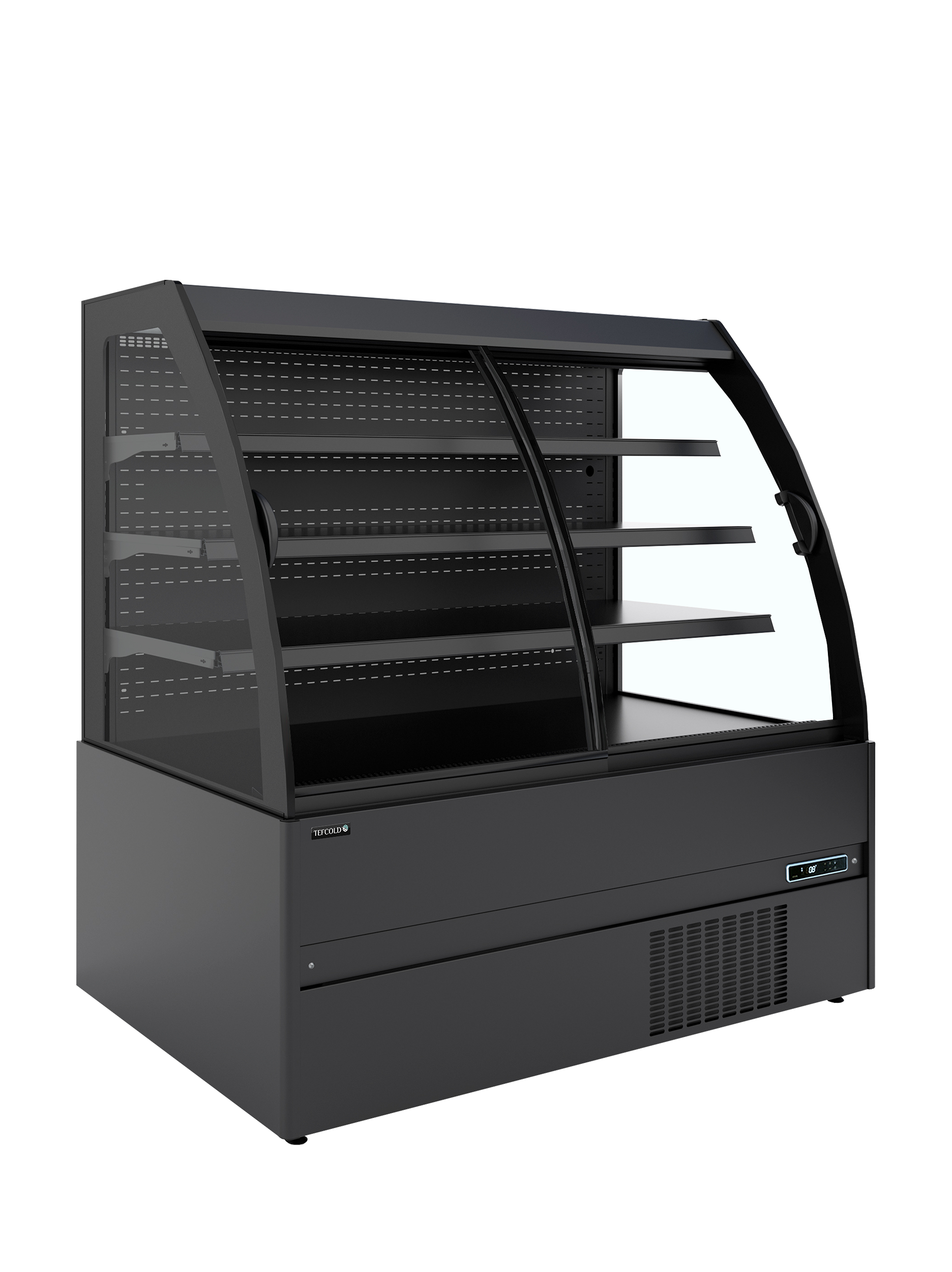 TEFCOLD Lage wandkoeler met schuifdeuren MC+B150S Low LED