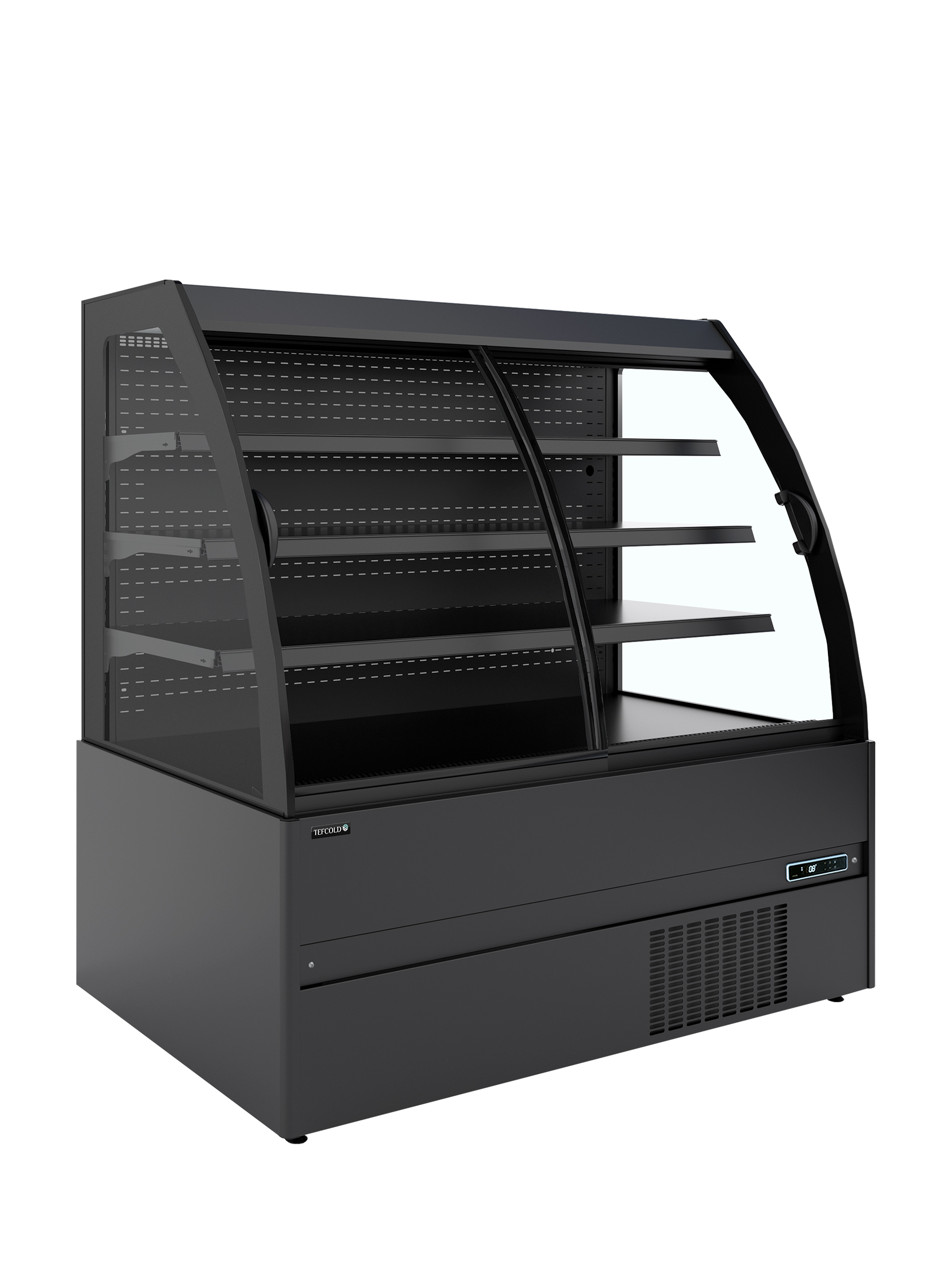 TEFCOLD Lage wandkoeler met schuifdeuren MC+B130S Low LED