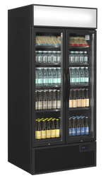 TEFCOLD Zwarte displaykoeler FSC891H Black
