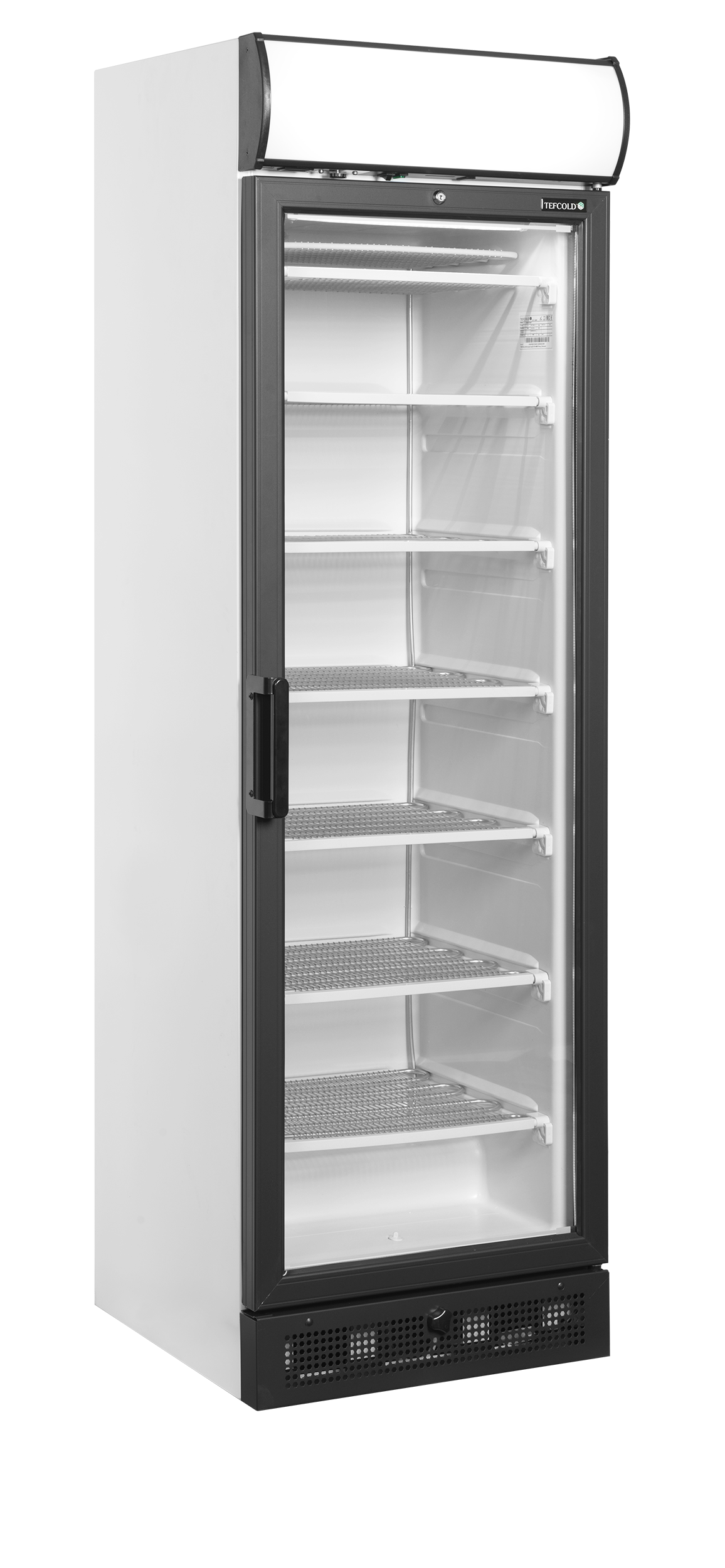 TEFCOLD Vrieskast glasdeur UFSC371GCP