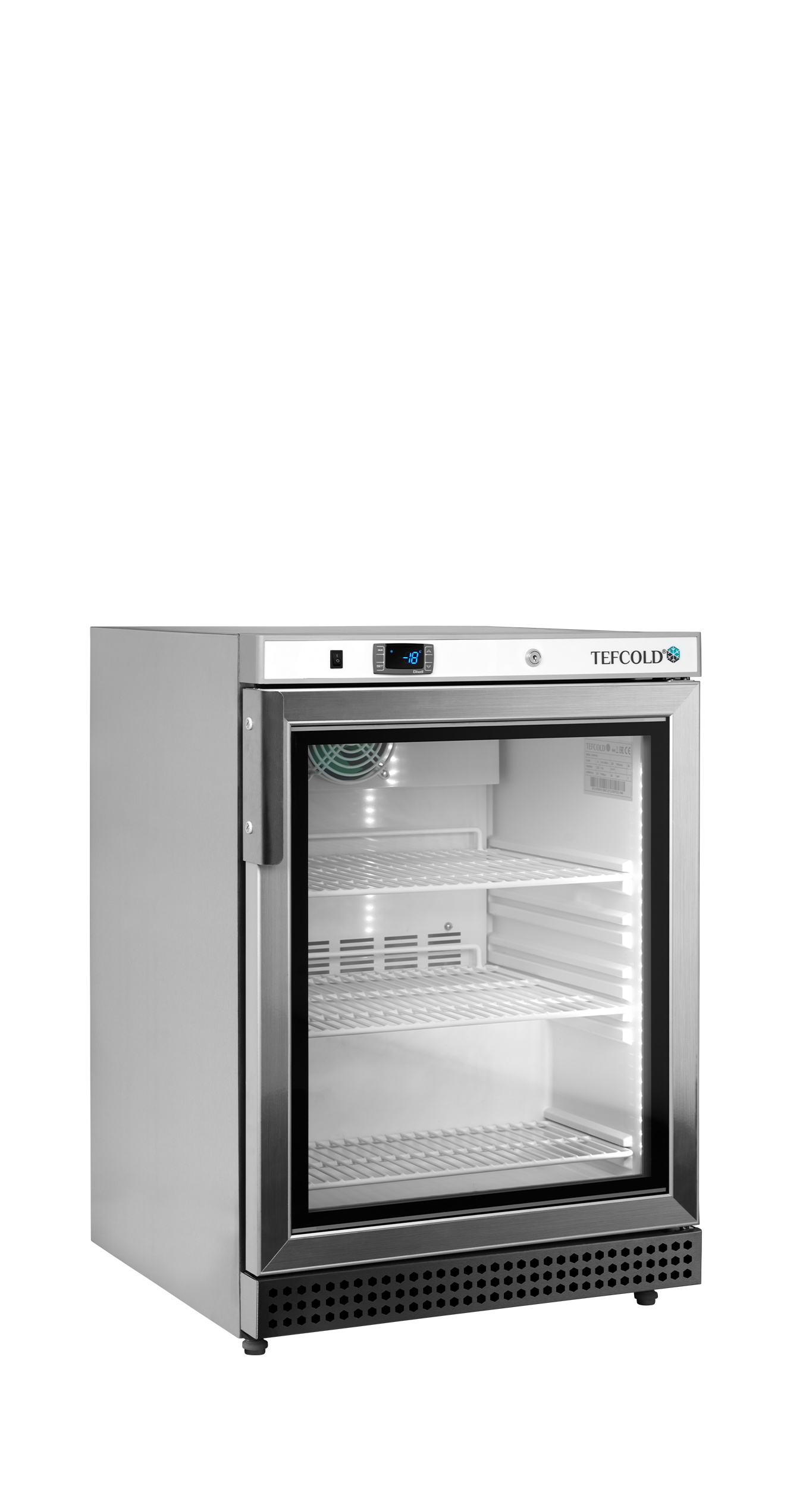 TEFCOLD Displayvrieskast UF200VSG