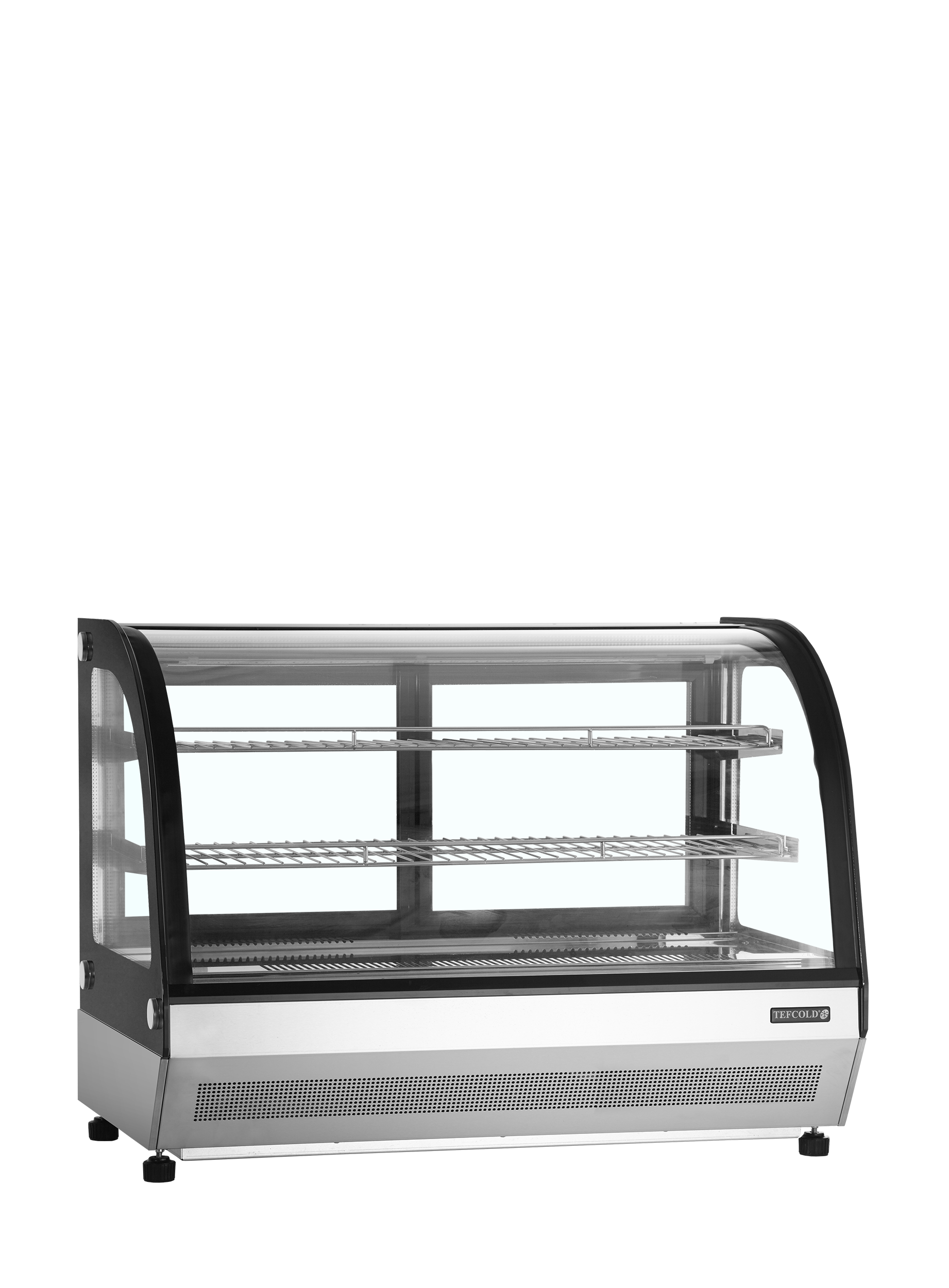 TEFCOLD Koelvitrine - countertop LCT900C/BLACK
