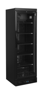 TEFCOLD Zwarte flessenkoeler CEV435 BLACK