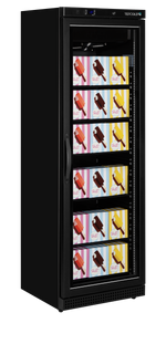 TEFCOLD Displayvrieskast UF400VGB