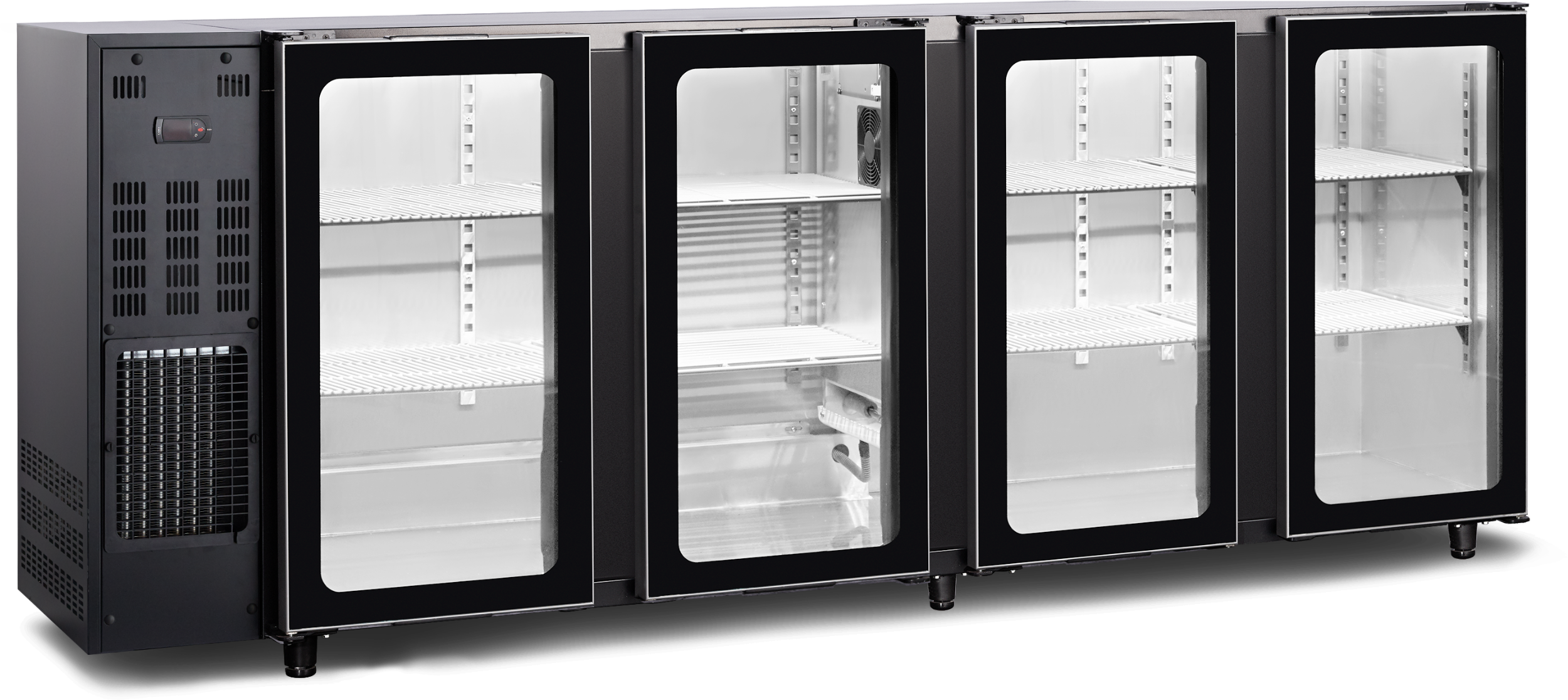 TEFCOLD Barkast met glas deuren (FGB451/267V) TBC4G 267B