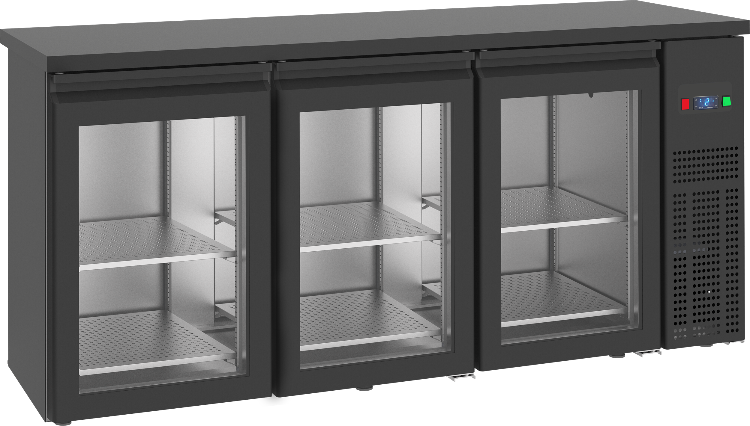 TEFCOLD Doorgeefbarkast - 3 deurs FGB194 DDG