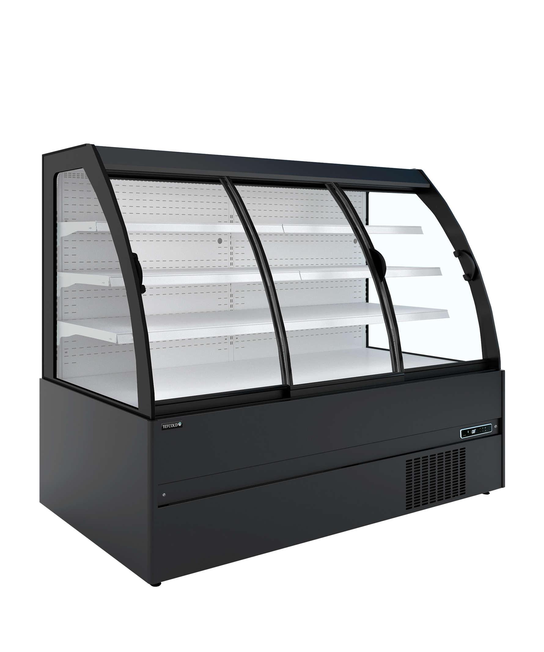 TEFCOLD Lage wandkoeler met schuifdeuren MC+WB200S Low LED