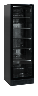TEFCOLD Zwarte displaykoeler SCU1425 FRAMELESS
