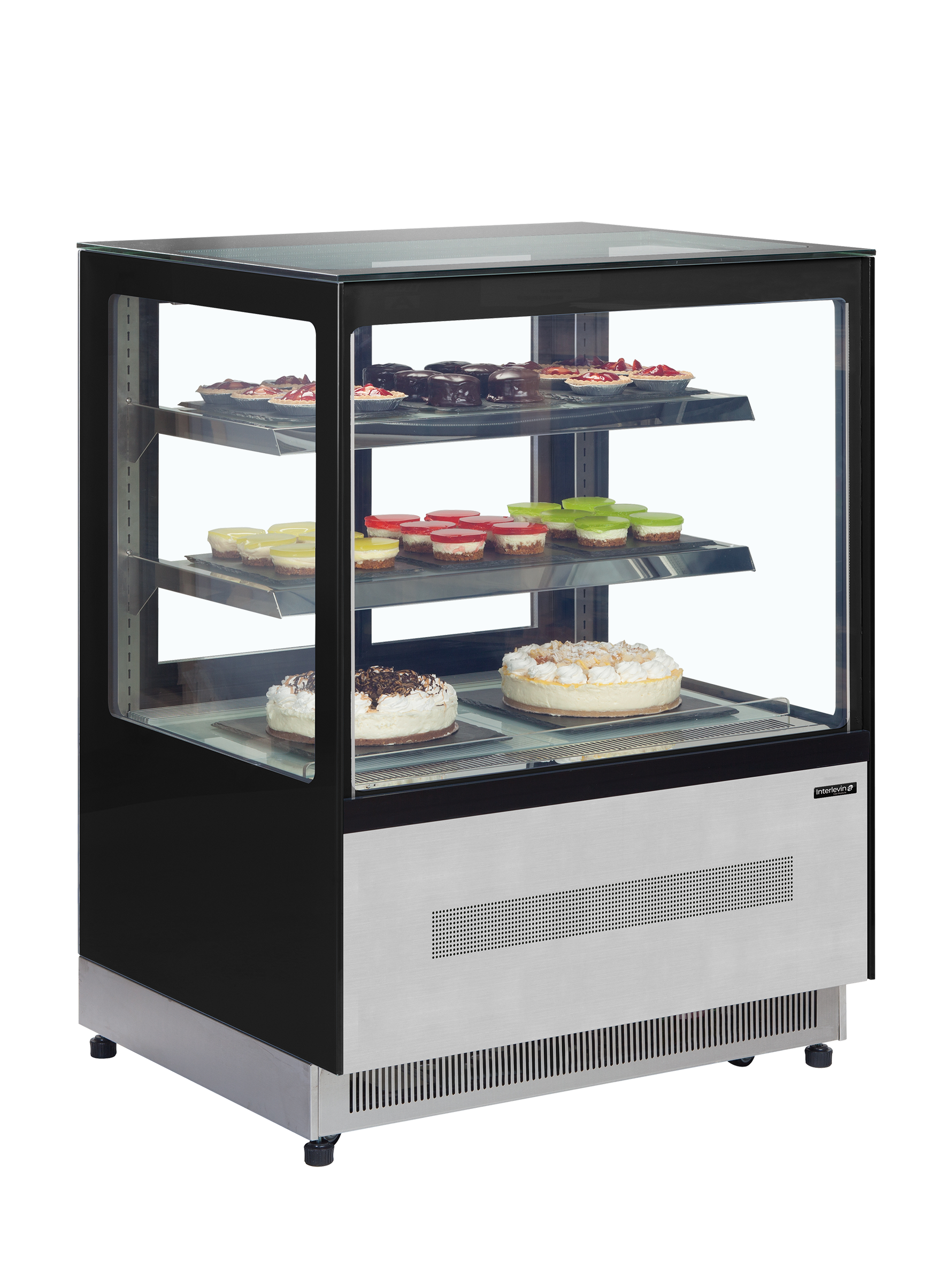 TEFCOLD Koelvitrine LPD900F/BLACK