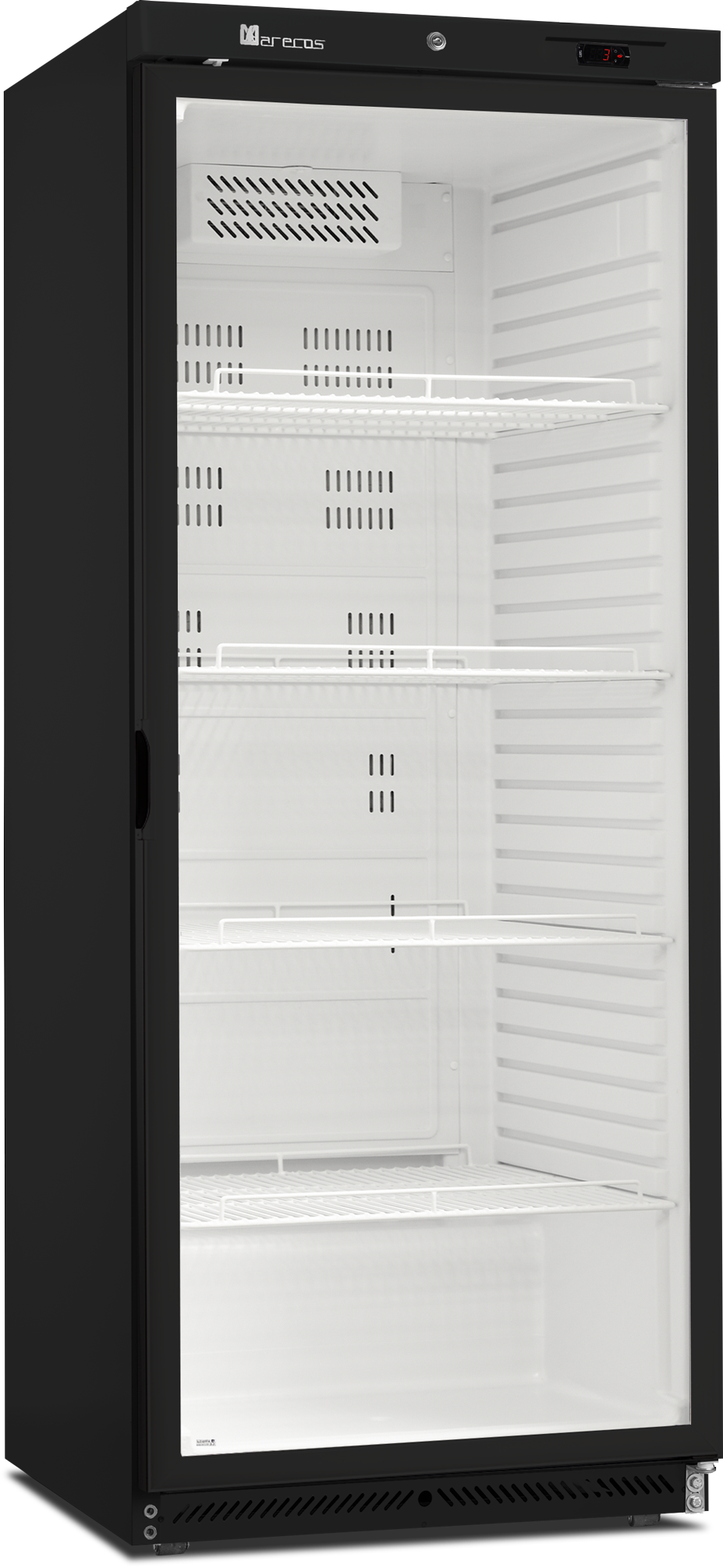 TEFCOLD Witte koelkast met glasdeur AP600 GB