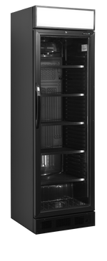 TEFCOLD Zwarte flessenkoeler CEV425CP BLACK