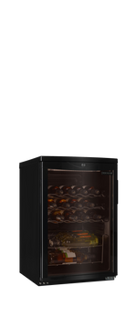 TEFCOLD Zwarte wijnkoeler - Under counter SC85 BLACK