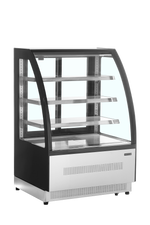 TEFCOLD Koelvitrine LPD900C/BLACK