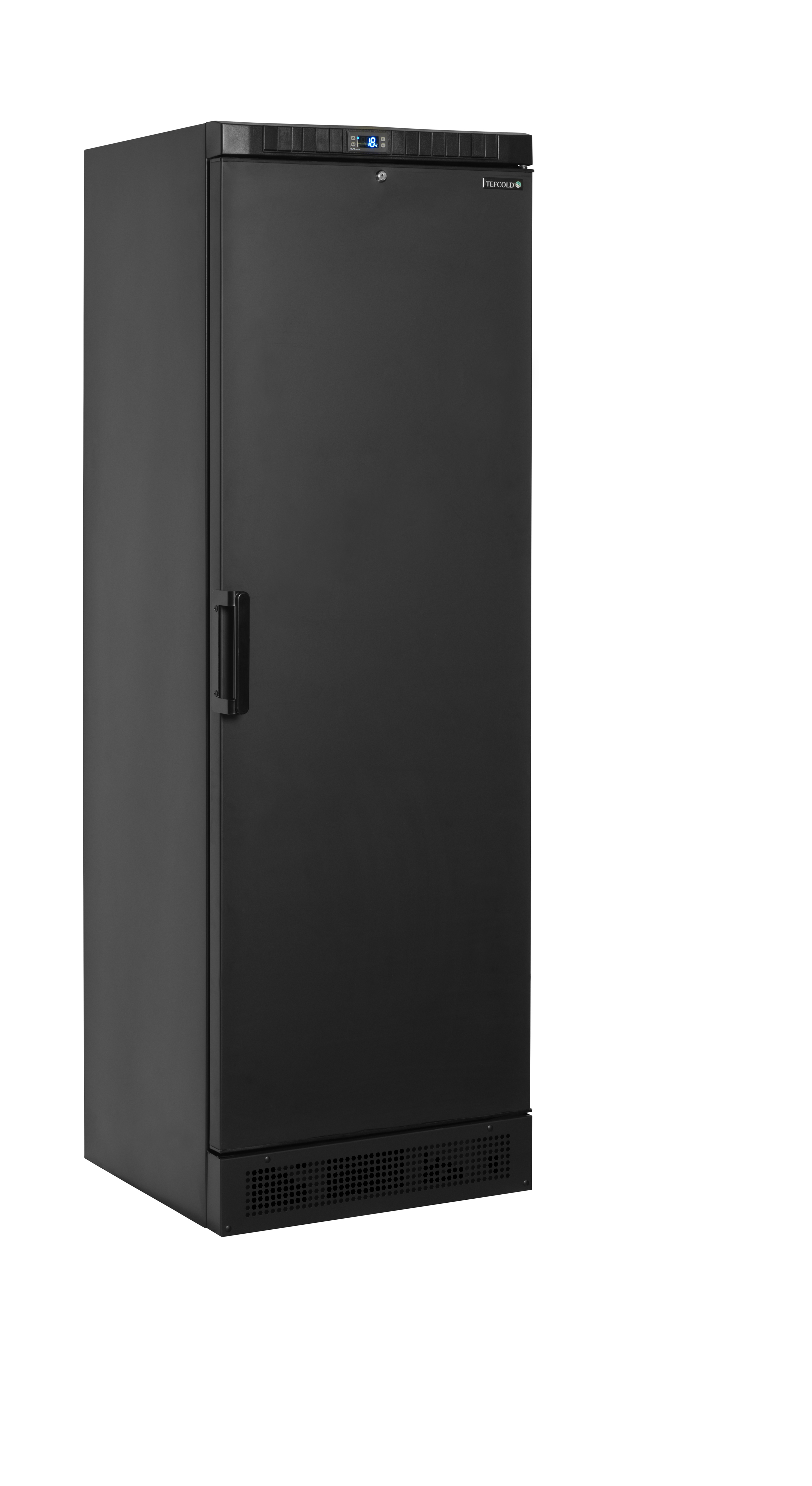 TEFCOLD Zwarte wijnkoeler - Volle deur CPP1380E